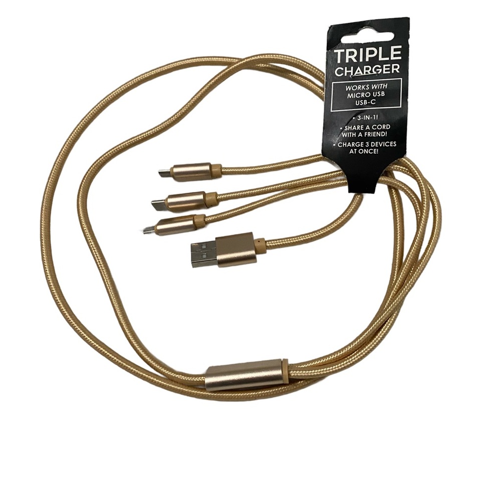 Tripple Mobile Charger Micro USB-C
